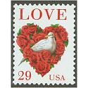 #2814C Love & Dove, Sheet Stamp