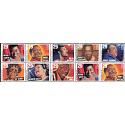 #2861a Jazz and Blues Artists, Block of Ten