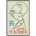 #2862 James Thurber, American Humorist and Cartoonist, Literary 