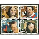 #3157a Opera Singers, Block of Four