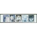 #3292a  Arctic Animals, Strip of Five