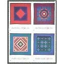 #3527a Amish Quilts, Block of Four, American Treasures Series