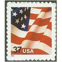 #3630 USA & Flag, Single Self-Adhesive from Sheet of 20