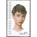 #3786 Audrey Hepburn Legends of Hollywood, Single Stamp