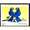 #3976 True Blue Love (39¢) , Non-denominated SA Booklet Single