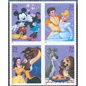 #4028a The Art of Disney: Romance, Block of Four