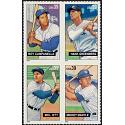 #4083a Baseball Sluggers, Block of Four