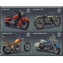 #4088a Motorcycles, Block of Four