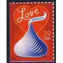 #4122 Love, Hershey's Kisses, Booklet Single (39¢)