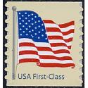 #4134 American Flag, Non-denominated Self-adhesive Coil (V)