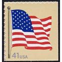 #4191 American Flag, Single from Convertible Booklet of 20, Sennett