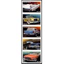 #4357a Tailfins & Chrome, Strip of Five