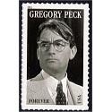 #4526 Gregory Peck, Legends of Hollywood, Single Stamp