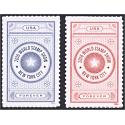 #5062-63 World Stamp Show NY-2016, Two Singles