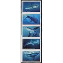 #5227a Sharks, Strip of Five