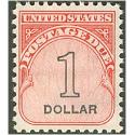 #J100 $1.00 Postage Due, Dull Gum