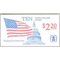 #BK145 Flag over Capitol Booklet of Ten