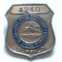 Post Office Bronze Employee Badge #4240