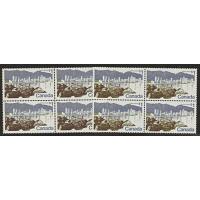 #599-599a Centennial Definitives, Blocks of Four, NH