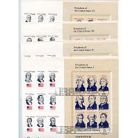 #2216-2219 AMERIPEX Souvenir Sheets FDC, Set of Four