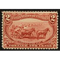 #286 2¢ Farming the West, Copper Red, NH