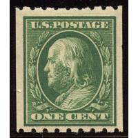 #390 1¢ Franklin, Green, NH