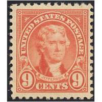 #561 9¢ Jefferson, Rose