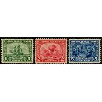#548-555 Pilgrim Tercentenary Issue, Set of Three, See Description