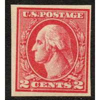 #534 2¢ Washington, Carmine Type va Imperforate, NH