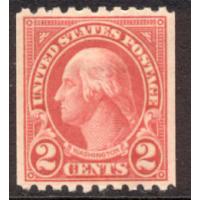 #606 2¢ Washington, Carmine