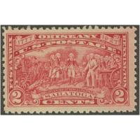 #644 2¢ Burgoyne Campaign, Carmine Rose