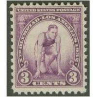 #718 3¢ Los Angeles Summer Olympics, Purple