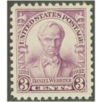#725 3¢ Daniel Webster, Purple