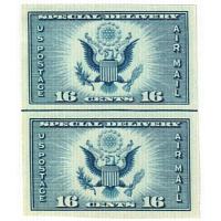 #771 Mt. Rainier, Imperforate Vertical Pair Horizontal Line