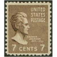 #812 7¢ Andrew Jackson