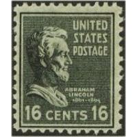 #821 16¢ Abraham Lincoln