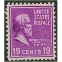 #824 19¢ Rutherford Hayes