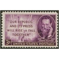 #946 Joseph Pulitzer, Publisher & Pulitzer Prizes