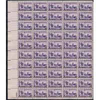 #957 Wisconsin Statehood Centennial, Sheet of 50