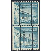 #1054A Governor Palace, Coil Line Pair Precancel