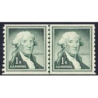 #1054 George Washington, Coil Line Pair