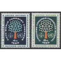 #1156 United Nations World Forestry Congress, #81-82 Joint Issue