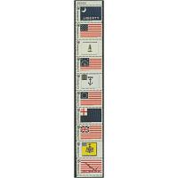 #1345-54 Historic Flags, Ten Singles