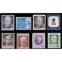 #1393-94 & 1396-1400 Regular Issues, Set of Eight, Mint and Never Hinged