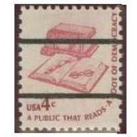 #1585a Public That Reads, Precanceled Lines