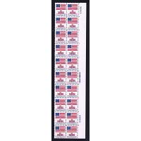 #1622C Flag, Plate Block of 20