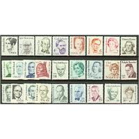 #1844-69 Great American Series, Set of 26 Stamps
