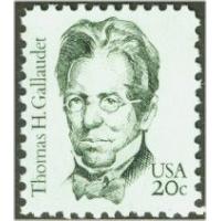#1861 Thomas Gallaudet, American School for the Deaf