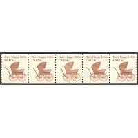 #1902 Baby Buggy, PNC Plate Number Coil Strip of 5, #2