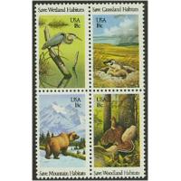 #1921-24 Wildlife Habitats, Four Singles